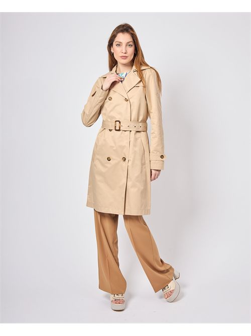 Markup women's double-breasted trench coat with belt MARKUP | MW864012NUDE