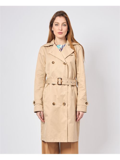 Markup women's double-breasted trench coat with belt MARKUP | MW864012NUDE