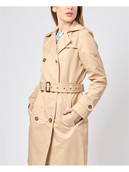 Markup women's double-breasted trench coat with belt MARKUP | MW864012NUDE