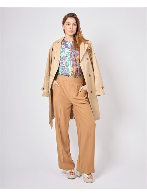 Markup high-waisted women's trousers MARKUP | MW865115TABACCO