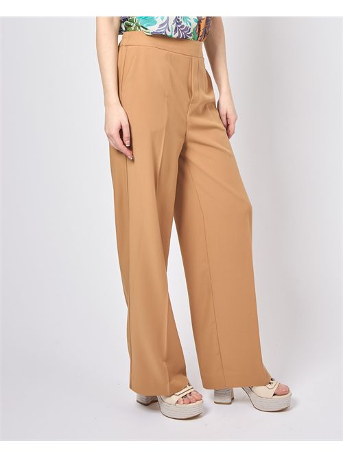 Pantaloni donna Markup a vita alta MARKUP | MW865115TABACCO