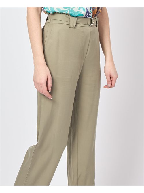 Pantalon Palazzo Markup avec ceinture MARKUP | MW865124MILITARE