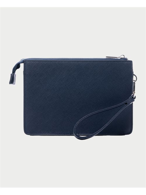 Momodesign men's clutch bag with logo MOMODESIGN | MO-12SFBLUE