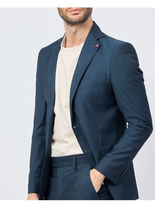 Mulish Mykonos Single Breasted 2 Button Men's Suit MULISH | AB7205-MYKONOSBLU