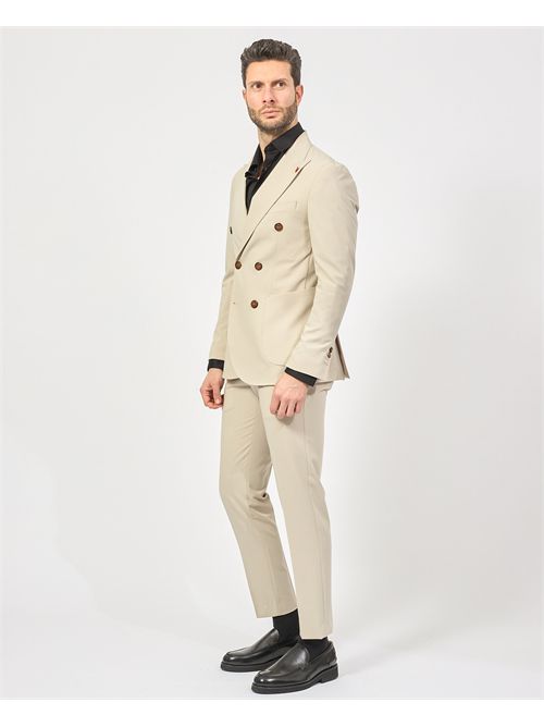 Costume Tenerife pour homme de Mulish à double boutonnage MULISH | ABS837-TENERIFEBEIGE