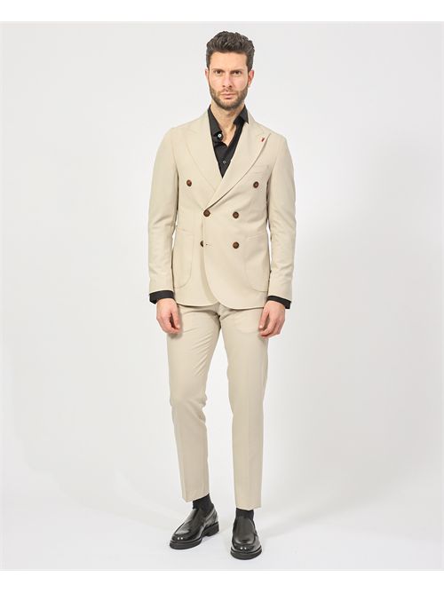 Costume Tenerife pour homme de Mulish à double boutonnage MULISH | ABS837-TENERIFEBEIGE