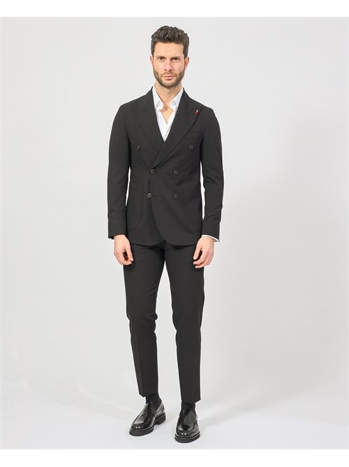 Men's Tenerife suit by Mulish double-breasted MULISH | ABS837-TENERIFENERO