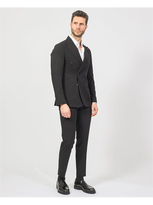 Men's Tenerife suit by Mulish double-breasted MULISH | ABS837-TENERIFENERO