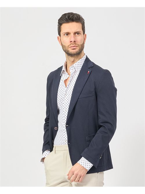 Veste Panarea pour homme par Mulish à boutonnage simple MULISH | R502-PANAREABLU