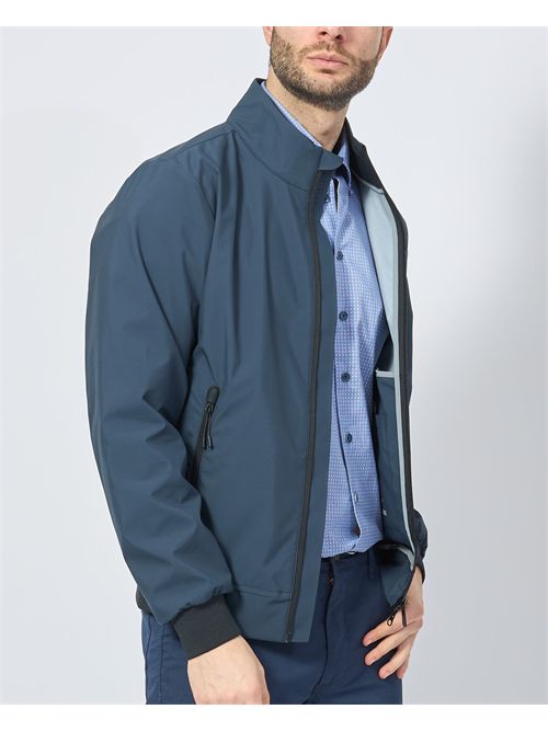 Refrigue jacket with logo on sleeve REFRIGUE | 2815O00118NAVY