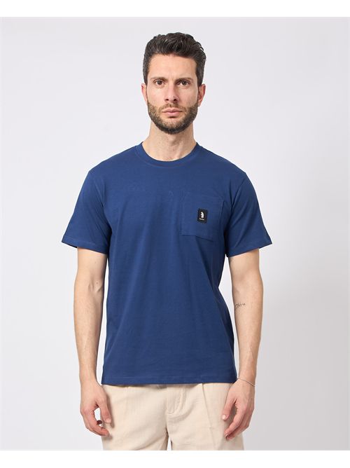 T-shirt uomo Refrigue con tasca sul petto REFRIGUE | 2816M00159MARINE