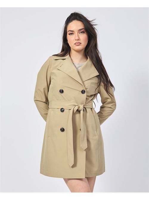 Trench-coat pour femme Refrigue avec ceinture à la taille REFRIGUE | 2825O00057AVANA