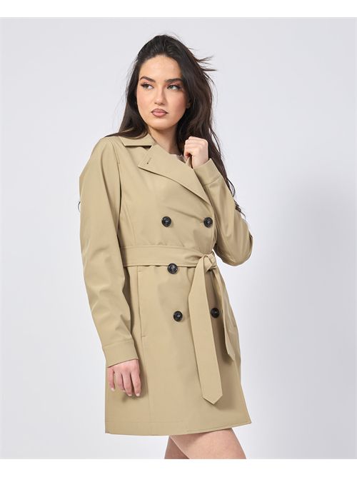 Women's Refrigue trench coat with waist belt REFRIGUE | 2825O00057AVANA