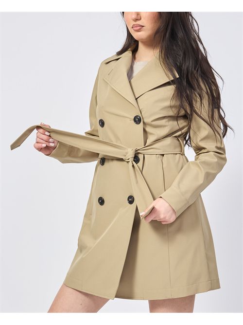 Trench-coat pour femme Refrigue avec ceinture à la taille REFRIGUE | 2825O00057AVANA