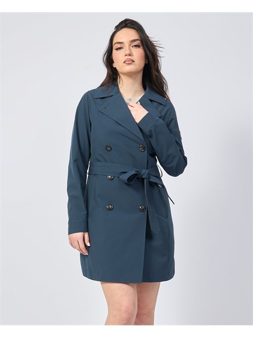 Refrigue Women's Trench Coat with Belt at the Waist REFRIGUE | 2825O00057NAVY