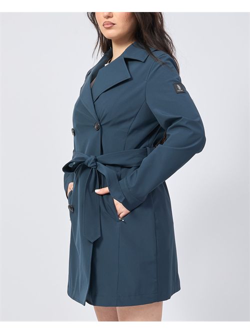 Refrigue Women's Trench Coat with Belt at the Waist REFRIGUE | 2825O00057NAVY