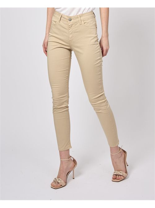 Settemezzo women's cotton trousers SETTE/MEZZO | 5TASCHEBEIGE