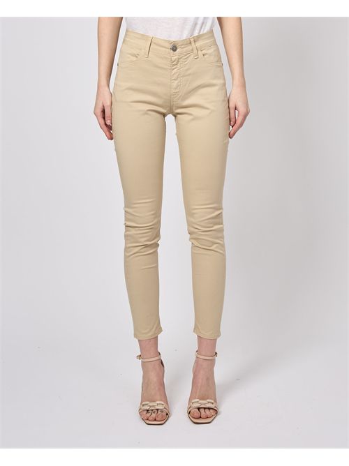 Pantaloni donna Settemezzo in cotone SETTE/MEZZO | 5TASCHEBEIGE