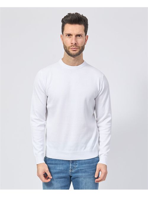 Maglia a manica lunga Sette/Mezzo in cotone SETTE/MEZZO | 650001BIANCO