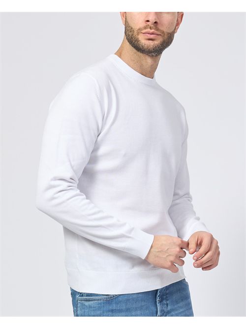 Maglia a manica lunga Sette/Mezzo in cotone SETTE/MEZZO | 650001BIANCO