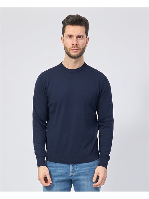 Maglia a manica lunga Sette/Mezzo in cotone SETTE/MEZZO | 650001BLU