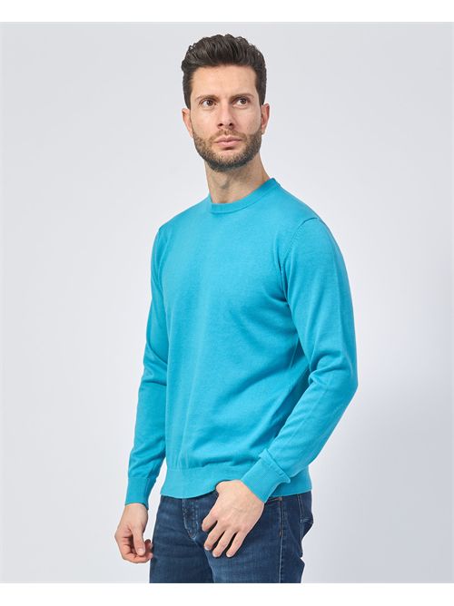 Maglia a manica lunga Sette/Mezzo in cotone SETTE/MEZZO | 650001TURCHESE