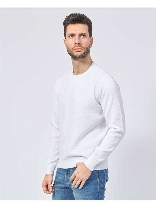 Maglia girocollo Sette/Mezzo in cotone SETTE/MEZZO | 650241BIANCO