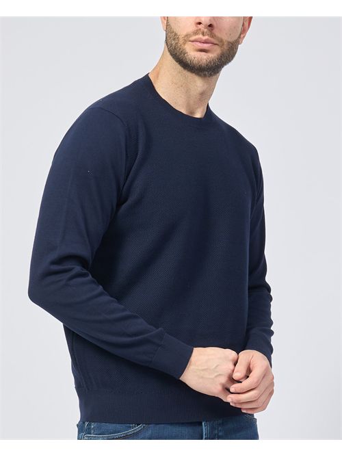 Pull ras du cou en coton Seven/Half SETTE/MEZZO | 650241BLU