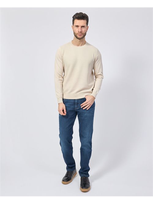 Pull ras du cou en coton Seven/Half SETTE/MEZZO | 650241ECRU