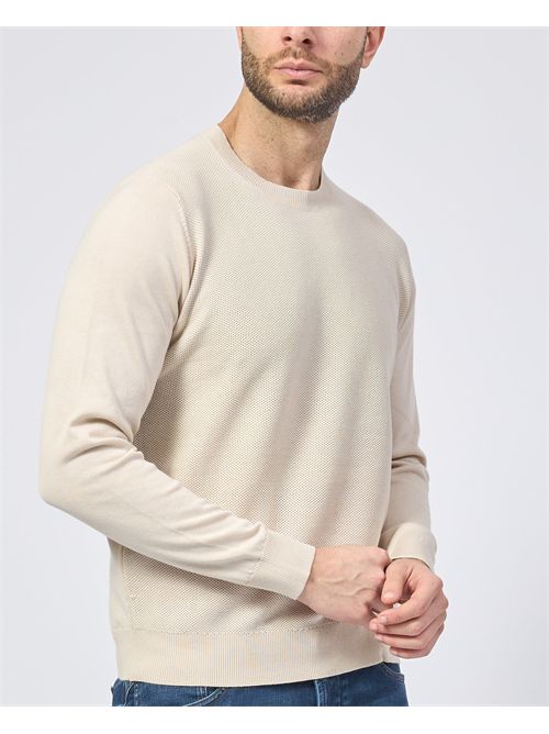 Pull ras du cou en coton Seven/Half SETTE/MEZZO | 650241ECRU