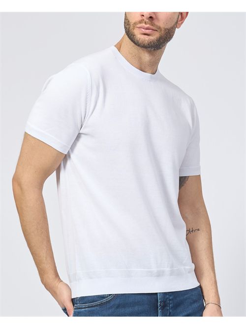 T-shirt basic Sette/Mezzo in cotone girocollo SETTE/MEZZO | 651001BIANCO