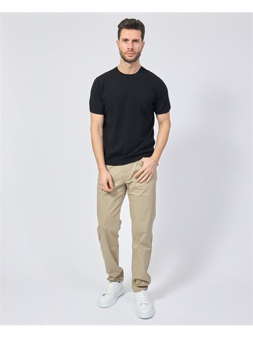 Sette/Mezzo basic crew neck cotton t-shirt SETTE/MEZZO | 651001NERO