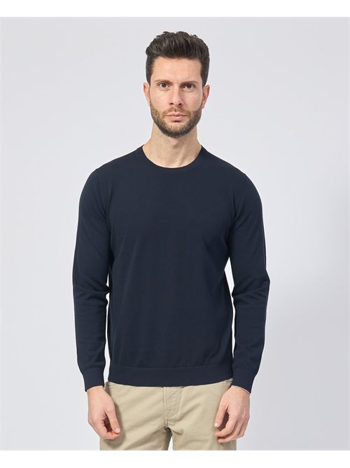 Maglia girocollo Sette/Mezzo in cotone SETTE/MEZZO | 651011NAVY