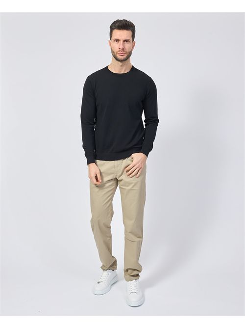 Pull ras du cou en coton Seven/Half SETTE/MEZZO | 651011NERO