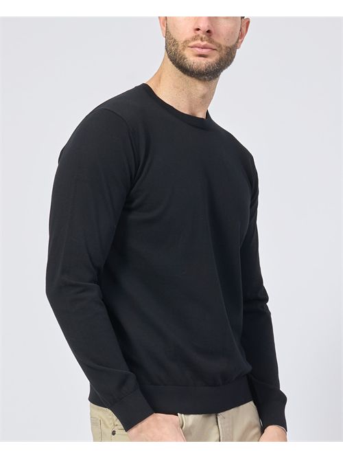 Maglia girocollo Sette/Mezzo in cotone SETTE/MEZZO | 651011NERO