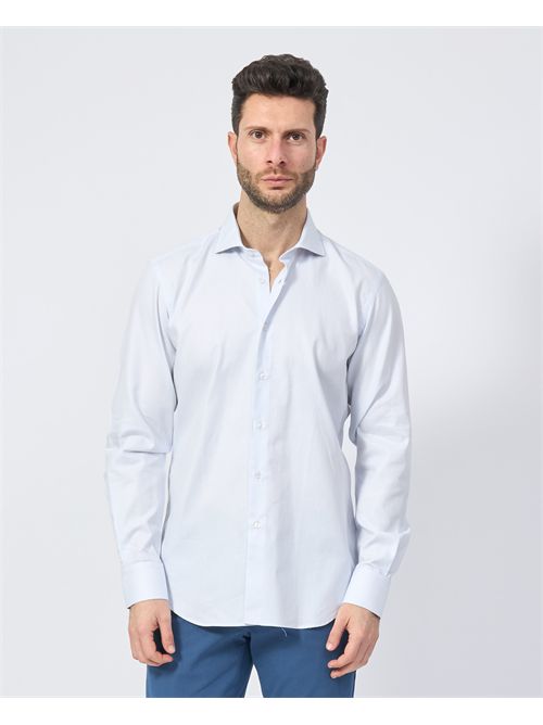 Sette/Mezzo cotton shirt in solid color