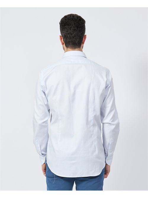 Camicia Sette/Mezzo in cotone in tinta unita SETTE/MEZZO | 663-TS0453007