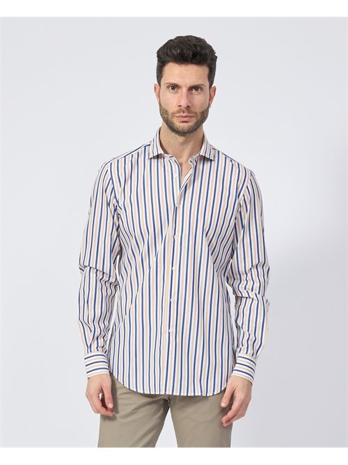 Sette/Mezzo Striped Cotton Shirt SETTE/MEZZO | 663-TS0973001