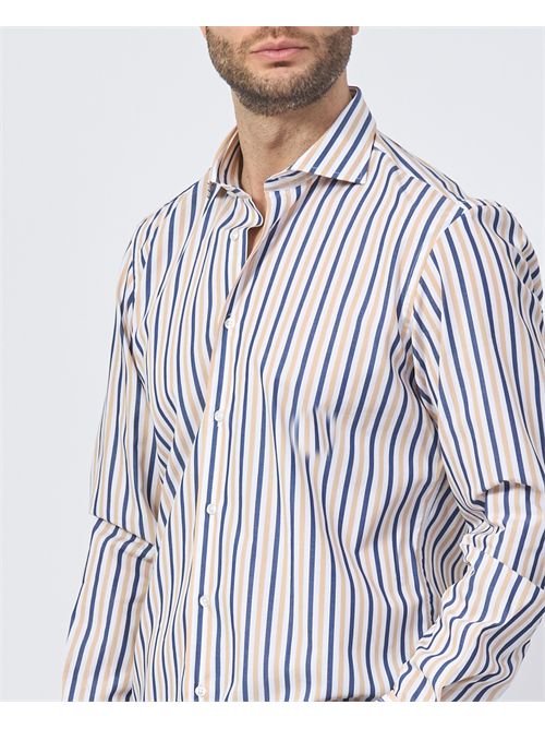 Camicia a righe Sette/Mezzo in cotone SETTE/MEZZO | 663-TS0973001