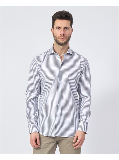 Camicia a righe Sette/Mezzo in cotone SETTE/MEZZO | 663-TS2380001