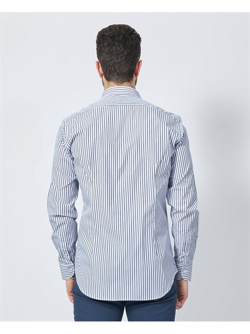 Camicia a righe Sette/Mezzo in cotone SETTE/MEZZO | 663-TS2380002