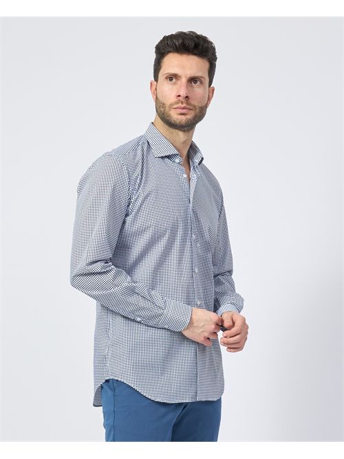 Camicia uomo Sette/Mezzo con micromotivo all-over SETTE/MEZZO | 663-TS2396001