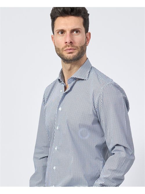 Camicia uomo Sette/Mezzo con micromotivo all-over SETTE/MEZZO | 663-TS2396001