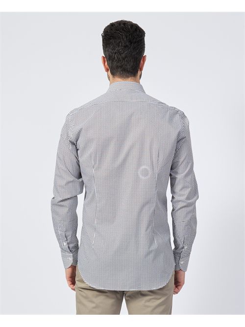 Sette/Mezzo men's shirt with all-over micro pattern SETTE/MEZZO | 663-TS2396002