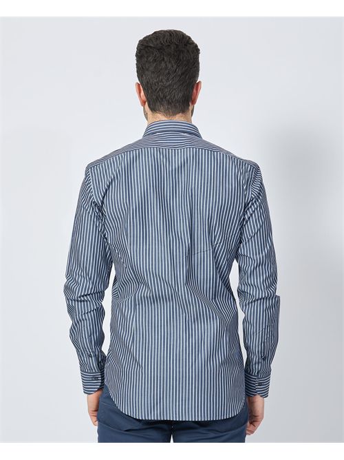 Camicia uomo Sette/Mezzo a righe SETTE/MEZZO | 663-TS2863002