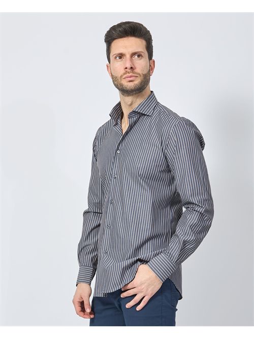 Chemise à rayures sept/demi pour homme SETTE/MEZZO | 663-TS2863003