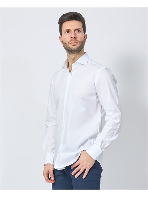 Camicia classica uomo Settemezzo bianca SETTE/MEZZO | 663-TS3321019