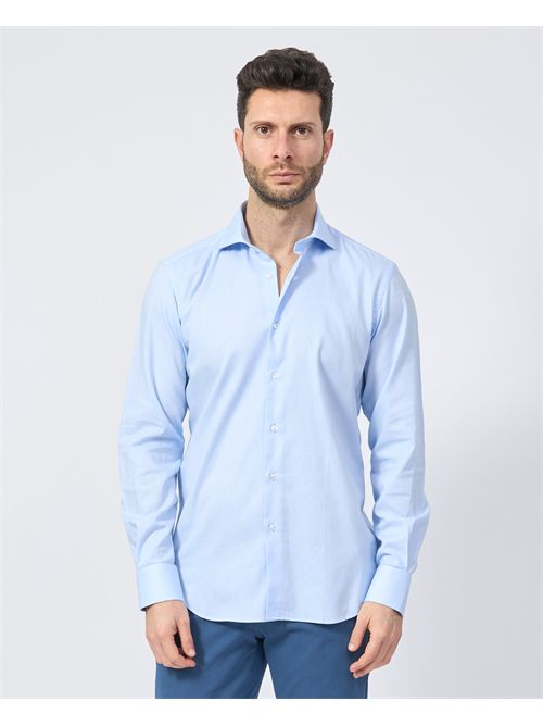 Chemise classique pour homme Settemezzo, bleu clair SETTE/MEZZO | 663-TS3321020