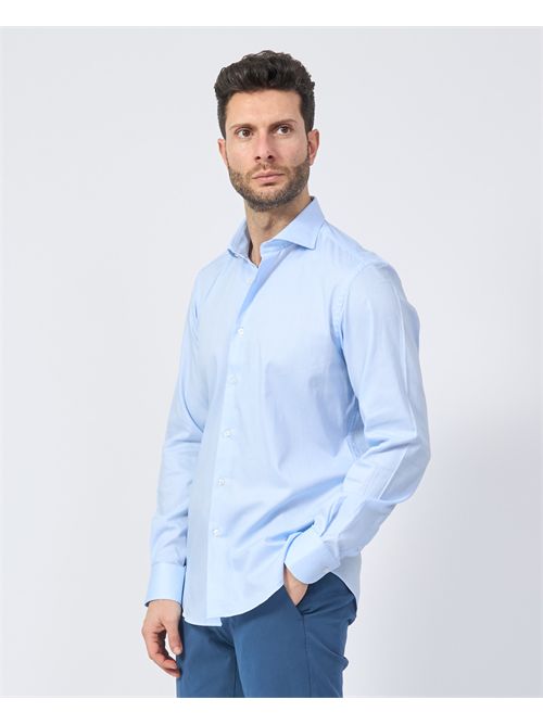 Camicia classica uomo Settemezzo azzurra SETTE/MEZZO | 663-TS3321020