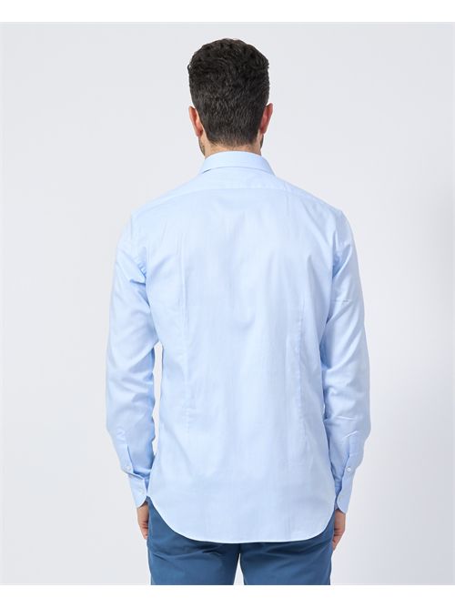 Camicia classica uomo Settemezzo azzurra SETTE/MEZZO | 663-TS3321020